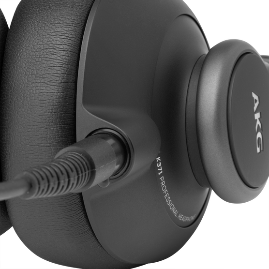 K371 - Black - Over-ear, closed-back, foldable studio headphones - Detailshot 5