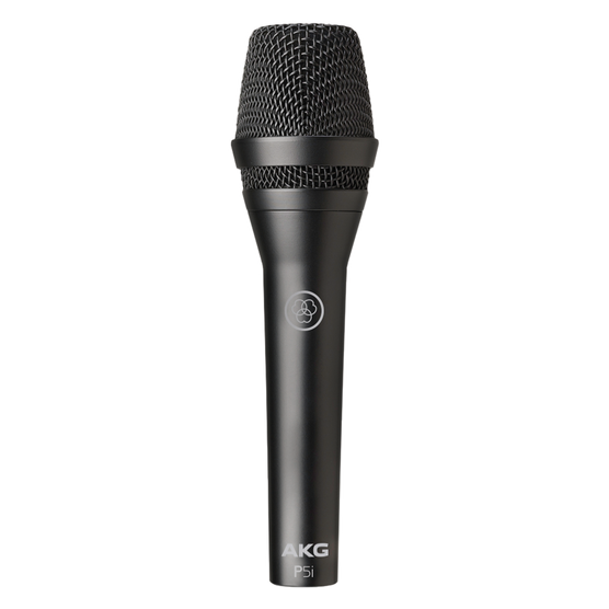 P5i - Black - Dynamic vocal microphone with HARMAN Connected PA compatibility - Hero
