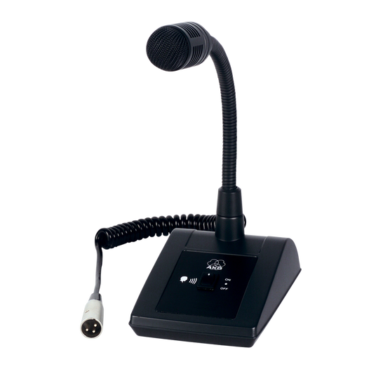 DST99 S - Black - Dynamic paging microphone - Hero