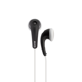 Y 16A - Black - Stereo in-ear headset with microphone and remote - Hero