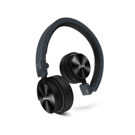 Y40 - Black - High-performance foldable headphones with universal in-line microphone and remote - Hero