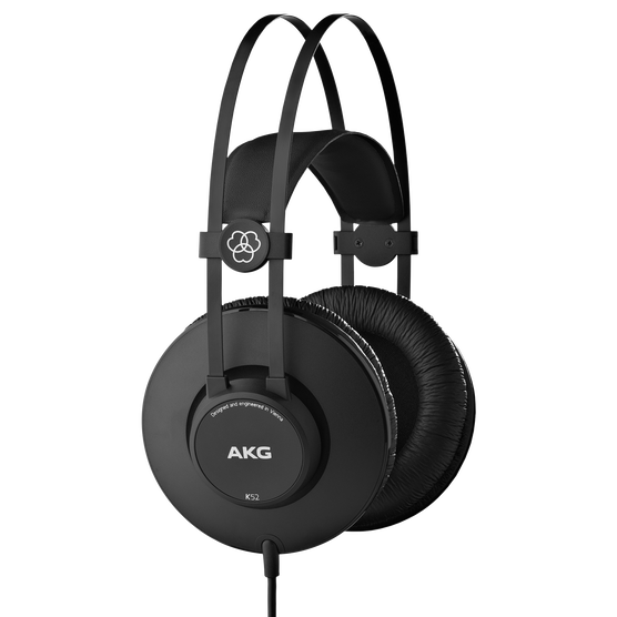 AKG K52 High Performance Closed-Back Monitoring Headphones - Lightweight  Audio Gear